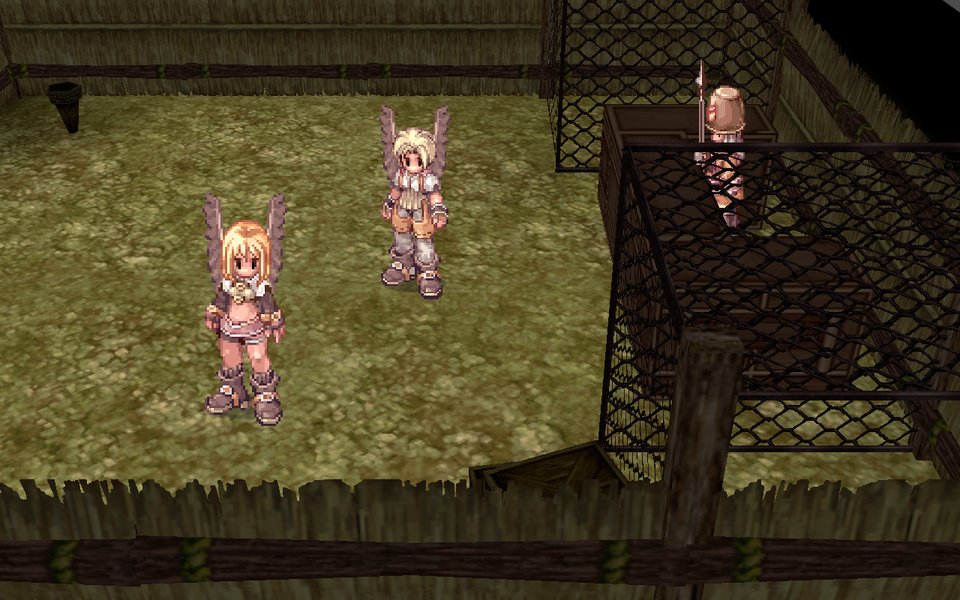 Hunters with falcons in the guild, Falcon Breeder on the right